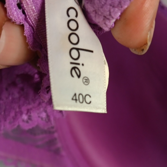 Coobie Vibrant Purple Lace Bra - Picture 8 of 11